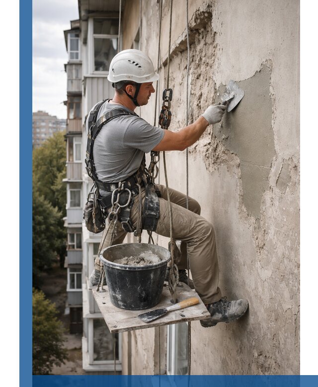 Восстановление фасадной штукатурки в Барнауле с гарантией качества