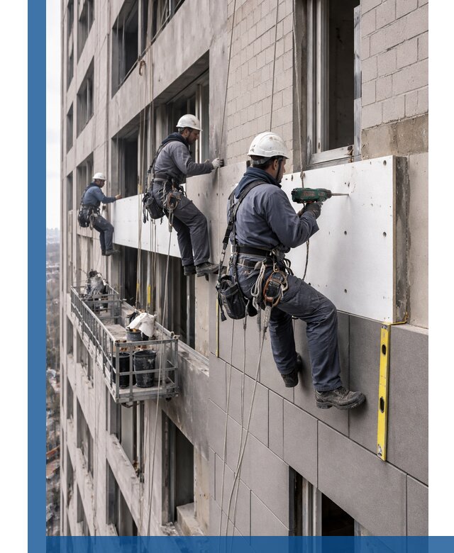 Монтаж фасадных термопанелей высокого качества в Барнауле