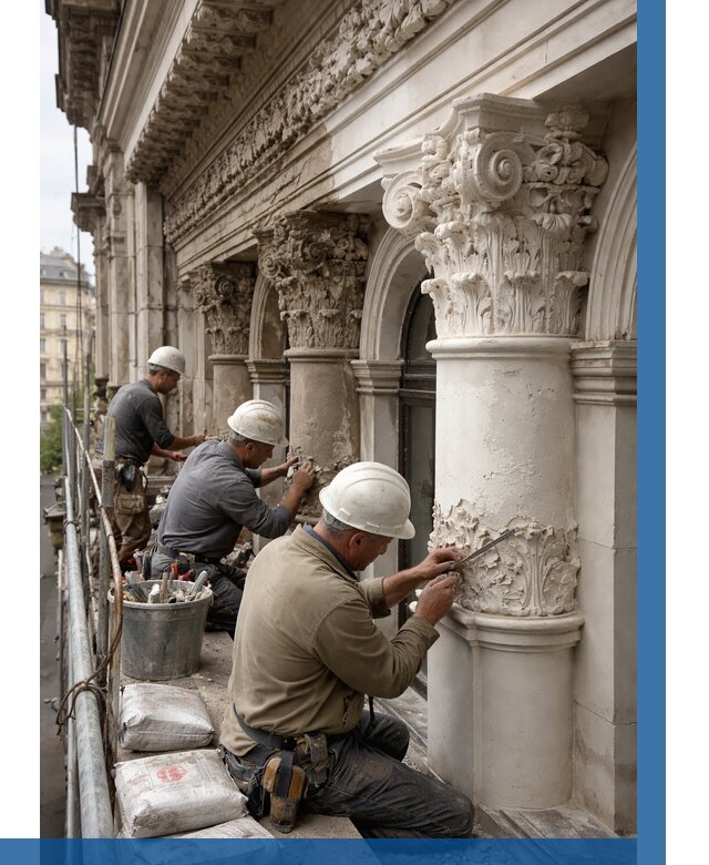 Реставрация фасадной лепнины в Барнауле от 2529 р. | ВЫСОТНИК-Брн