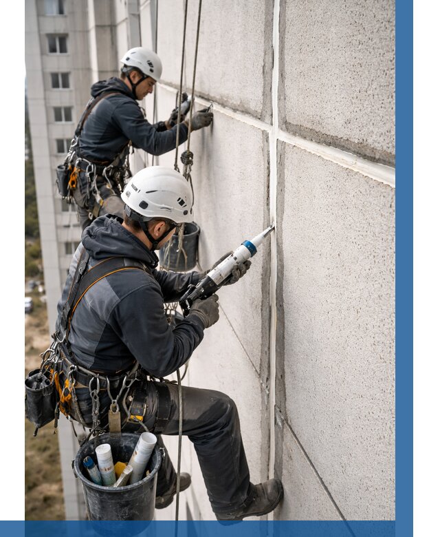 Герметизация межпанельных швов в Барнауле от 708 р. | ВЫСОТНИК-Брн
