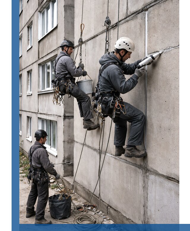 Герметизация межпанельных швов в Барнауле с гарантией герметичности