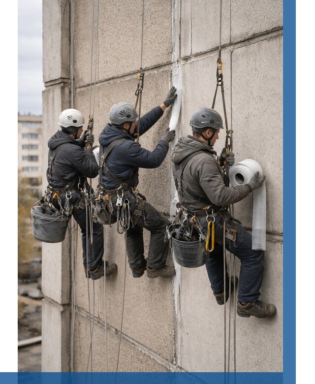 Ремонт межпанельных швов в Барнауле от 759 р. | ВЫСОТНИК-Брн