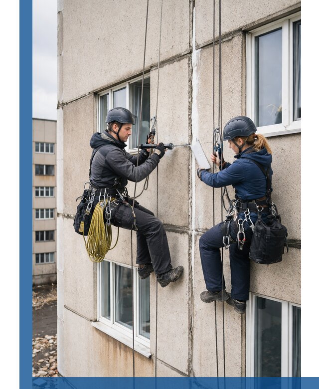 Герметизация межпанельных швов тёплым швом в Барнауле