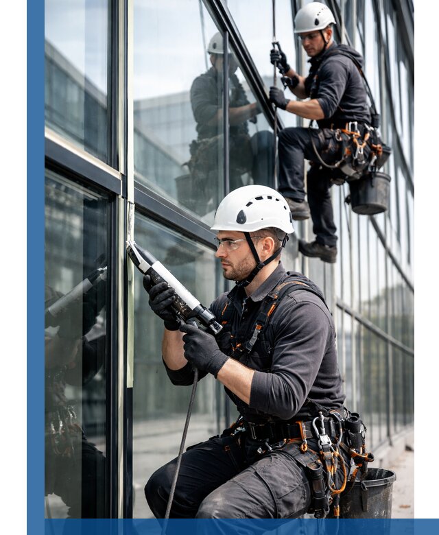 Герметизация витражных швов в Барнауле для зданий и фасадов