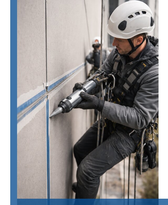 Герметизация стыков фасадных панелей в Барнауле качественно и быстро