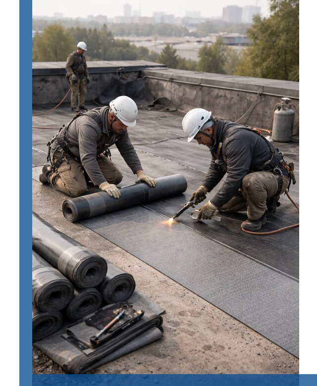 Монтаж мягкой кровли в Барнауле профессионально и надежно