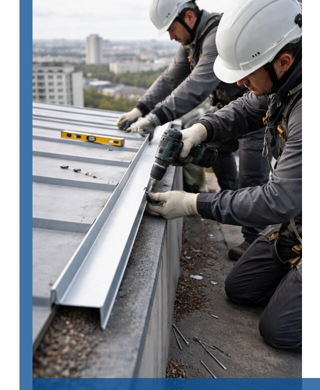 Монтаж капельника на кровле в Барнауле с гарантией качества