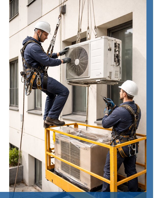 Демонтаж внешнего блока кондиционера в Барнауле от 3541 р. | ВЫСОТНИК-Брн