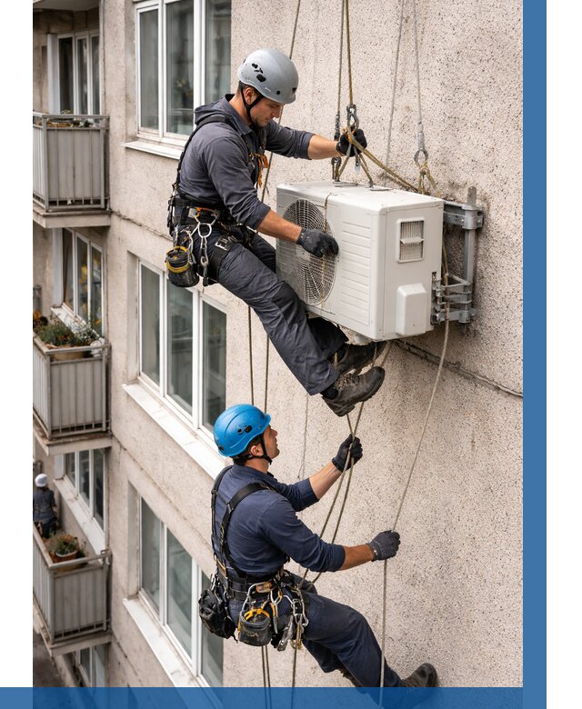 Перенос внешнего блока кондиционера в Барнауле от 9104 р.| ВЫСОТНИК-Брн