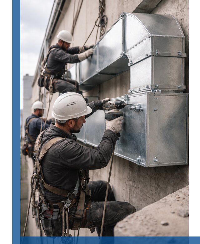 Профессиональный монтаж вентиляционных коробов в Барнауле под ключ