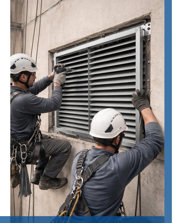 Монтаж вентиляционных решеток в Барнауле от 4552 р. | ВЫСОТНИК-Брн