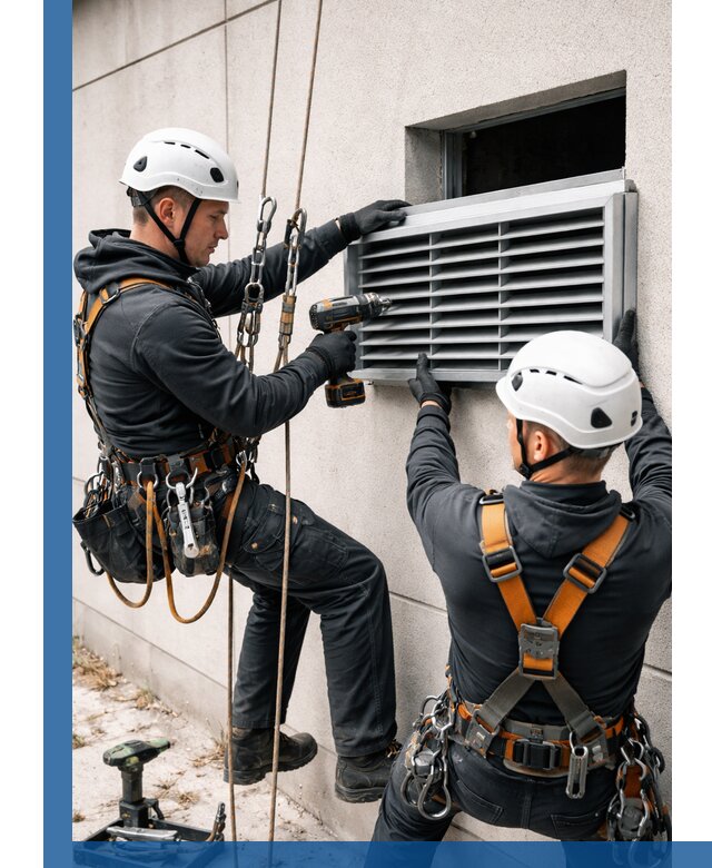 Монтаж вентиляционных решеток в Барнауле профессиональный сервис