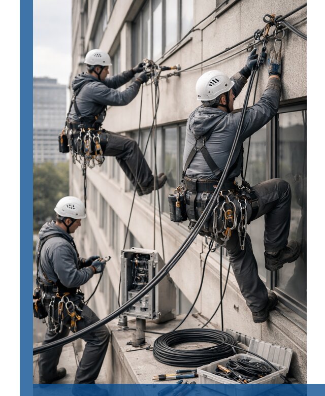 Прокладка оптоволоконного кабеля в Барнауле под ключ с тестированием