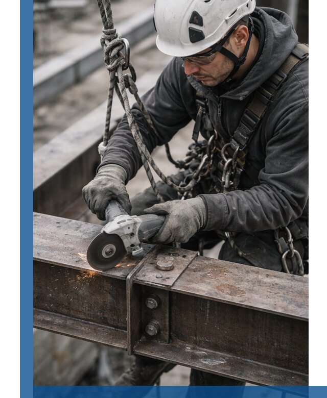 Резка металла на высоте в Барнауле для зданий и конструкций