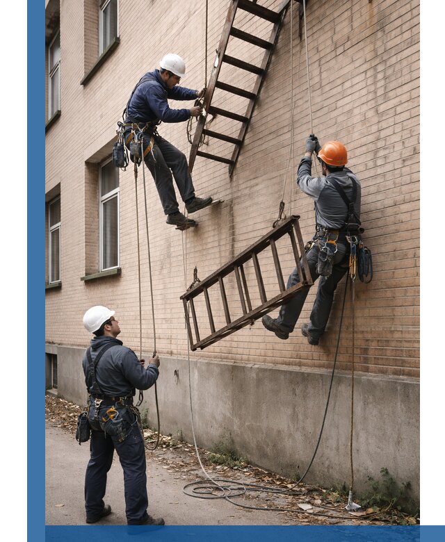 Демонтаж пожарной лестницы в Барнауле быстро и безопасно