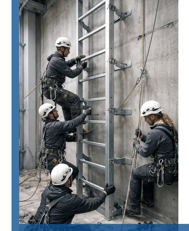 Монтаж металлических лестниц в Барнауле под ключ со гарантией