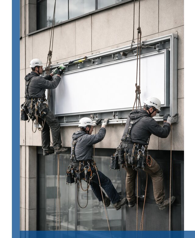 Профессиональный монтаж светового короба под ключ в Барнауле