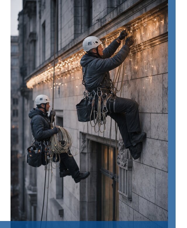 Монтаж новогодней иллюминации в Барнауле от 8599 р. | ВЫСОТНИК-Брн