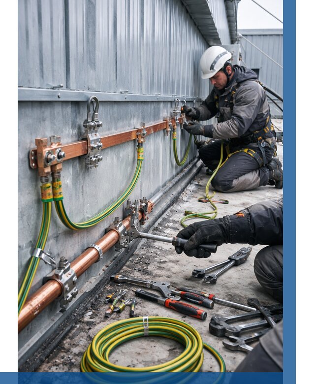 Монтаж заземления здания в Барнауле от 25290 р. | ВЫСОТНИК-Брн