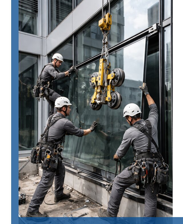 Структурное остекление фасадов в Барнауле монтаж и обслуживание