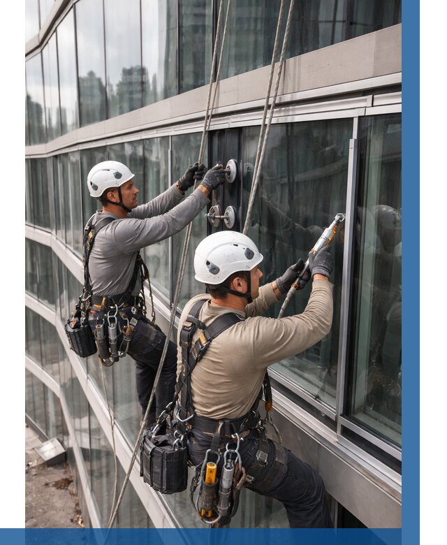 Радиусное остекление фасада в Барнауле от 12139 р. | ВЫСОТНИК-Брн