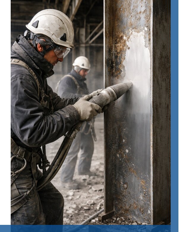 Удаление старой краски с металла в Барнауле от 455 р. | ВЫСОТНИК-Брн