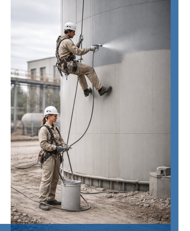 Покраска резервуаров в Барнауле от 1214 р. | ВЫСОТНИК-Брн — заказать