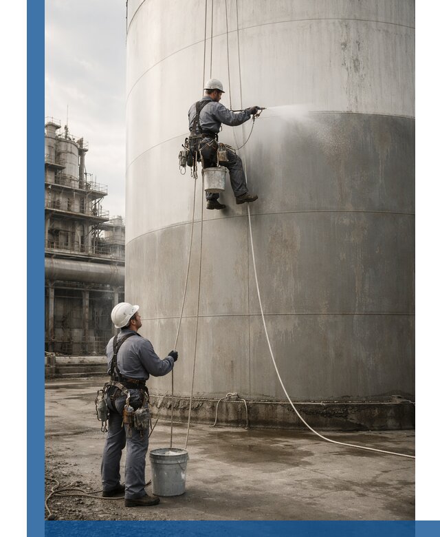 Покраска стальных резервуаров и емкостей в Барнауле профессионально