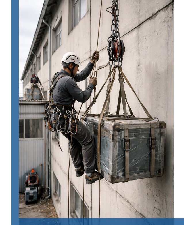 Подъем грузов на высоту в Барнауле для промышленных объектов