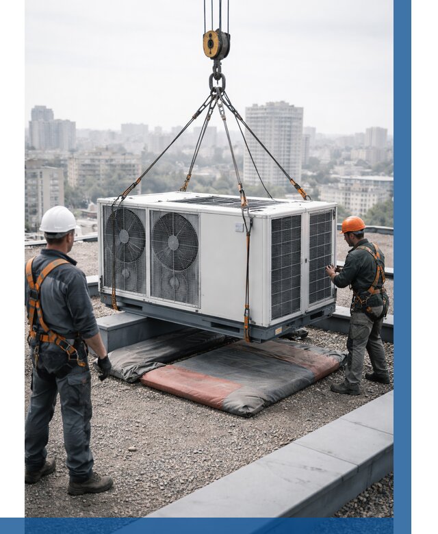 Подъем груза на крышу в Барнауле от 5058 р. | ВЫСОТНИК-Брн заказать