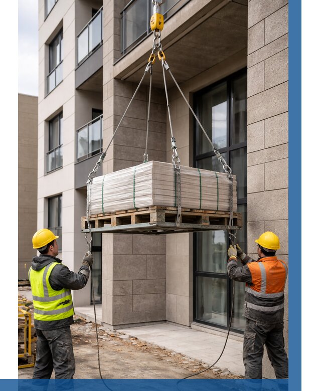 Подъем керамогранита на этаж в Барнауле от 3541 р. | ВЫСОТНИК-Брн