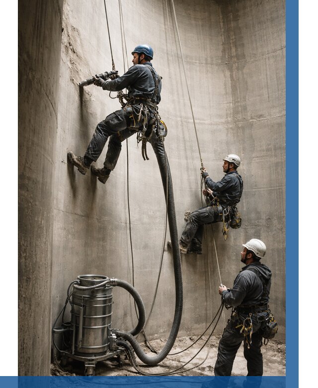 Зачистка силосов в Барнауле от 4552 р. Договор и смета ВЫСОТНИК-Брн