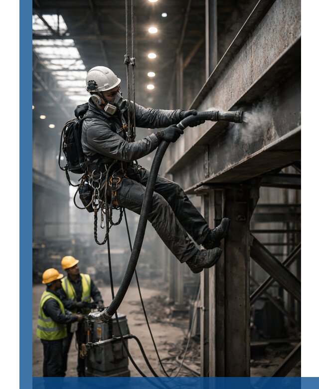 Обеспыливание конструкций в цехах промышленного производства в Барнауле