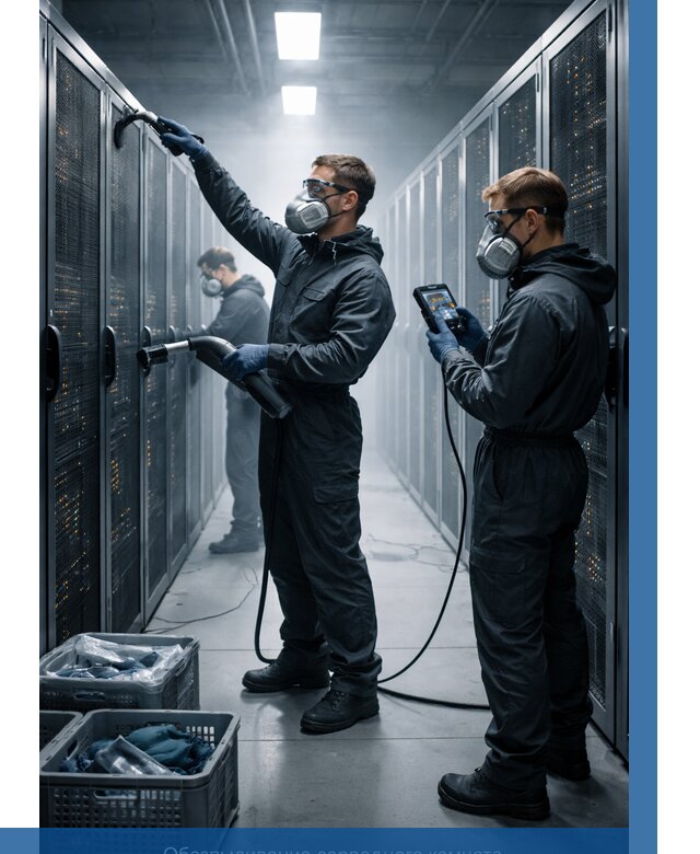 Обеспыливание серверной комнаты в Барнауле от 4552 р. | ВЫСОТНИК-Брн