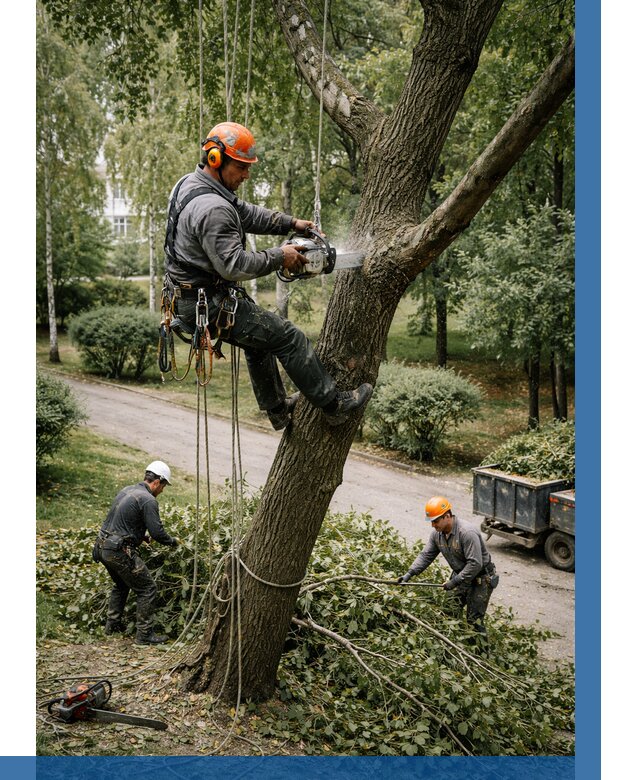 Кронирование деревьев в Барнауле от 6575 р. | ВЫСОТНИК-Брн